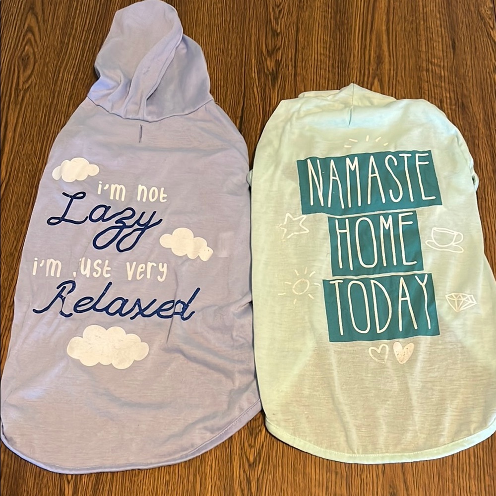 Two Sleep Themed Hoodies for Dogs 💙